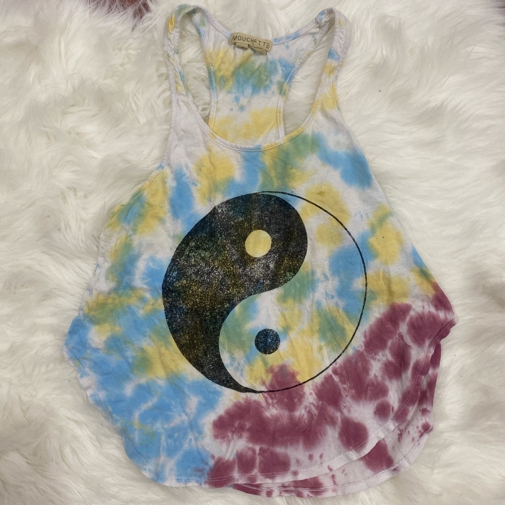 Urban Outfittrts Graphic Tie-Dye Yin-Yang Tank top